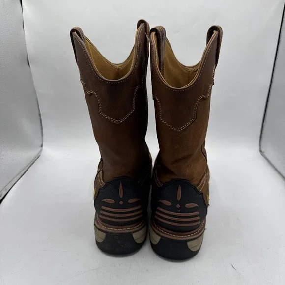 Dan Post Blayde Work Boots Mens 13 EW Steel Toe Waterproof Brown DP69482